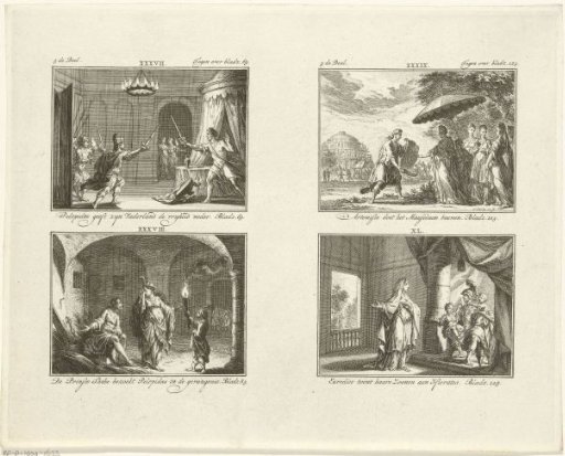 Four scenes from classical history