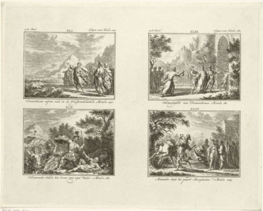 Four scenes from classical history