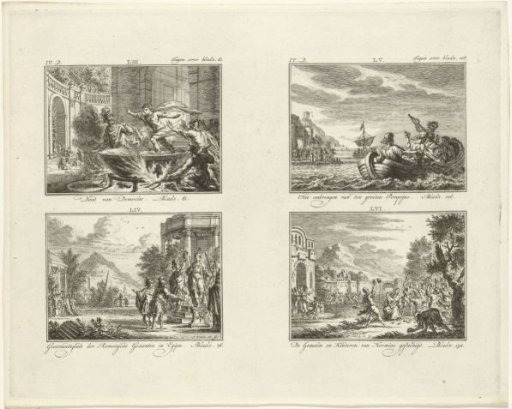 Four scenes from classical history