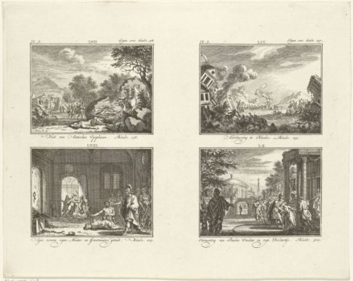 Four scenes from classical history