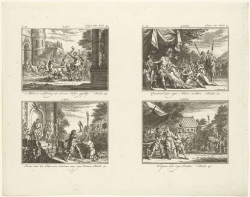 Four scenes from classical history