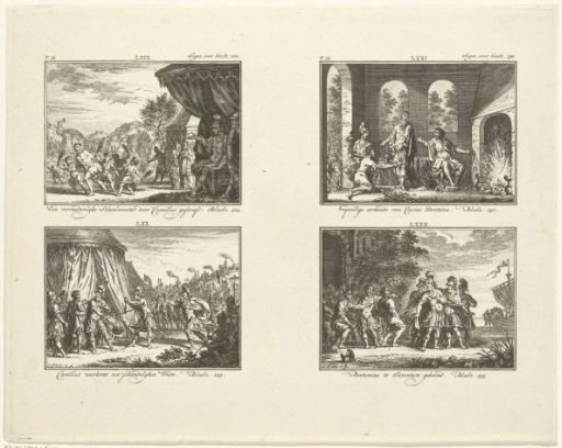 Four scenes from classical history