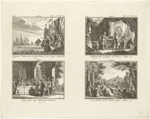 Four scenes from classical history