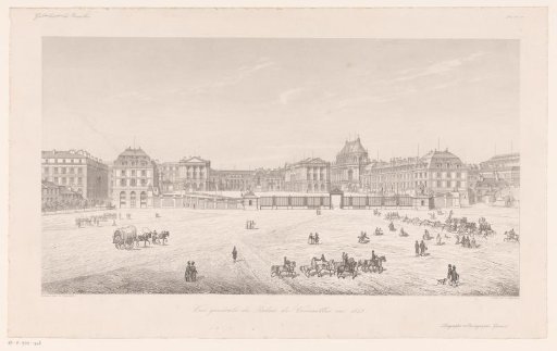 View of the Palace of Versailles