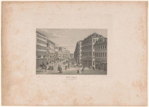 View of the Zeil in Frankfurt am Main