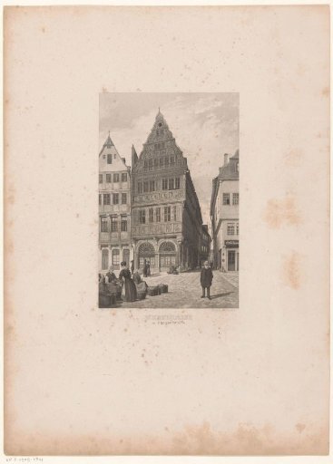 View of the Salzhaus in Frankfurt am Main