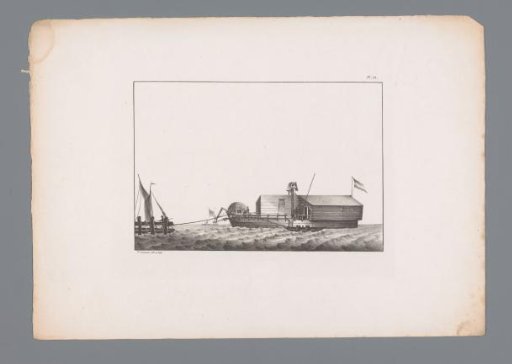 Mud mill near Amsterdam
