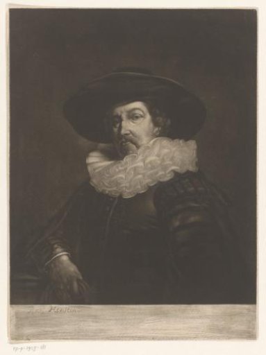 Portrait of an Unknown Man with a Pleated Collar and Hat