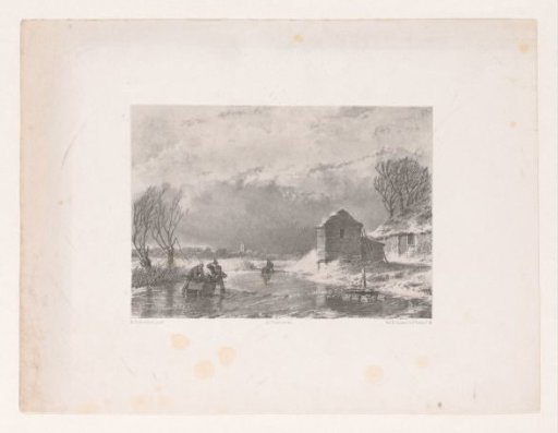 Winter Landscape with Wood-Gathering Men