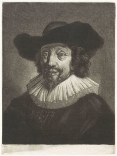 Portrait of a Man with a Pleated Collar and a Hat