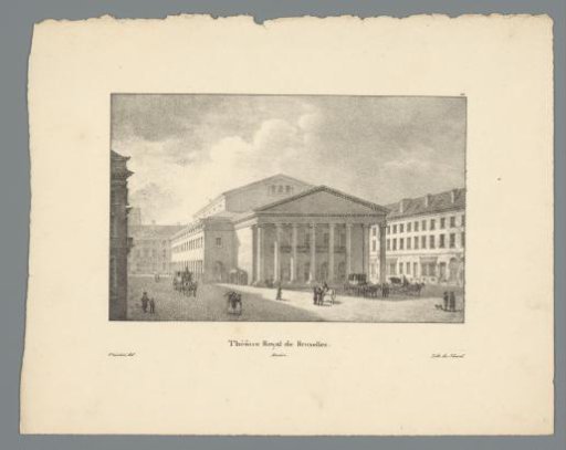 View of the Royal Mint Theatre in Brussels