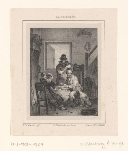 Family reading from a Bible