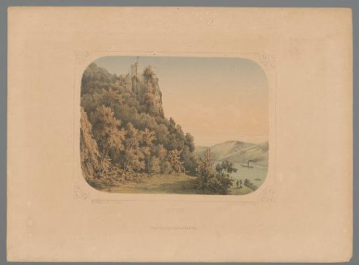 View of Rheinstein Castle on the Rhine