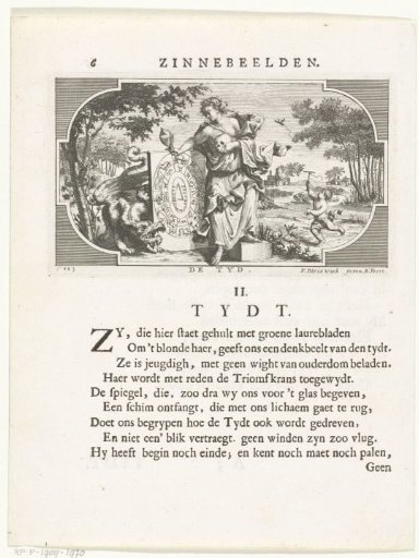 Emblem with an allegory of time