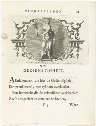 Emblem with an allegory of diligence
