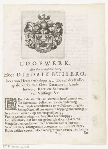 Coat of arms of Dierck Buysero