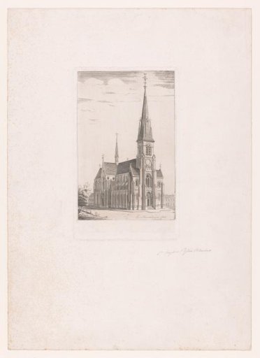 Design for the Parish Church of Saint Amandus in Antwerp