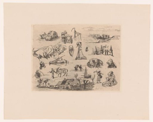 Various Studies of Figures