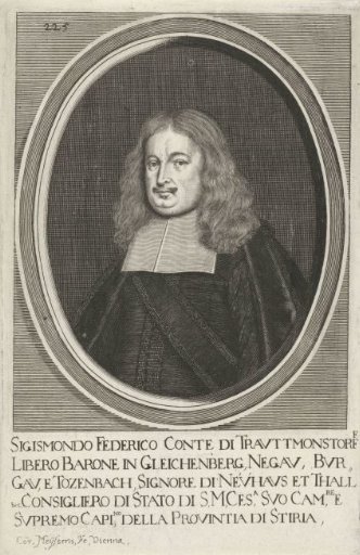 Portrait of Sigmund Friedrich, Count of Trauttmansdorff