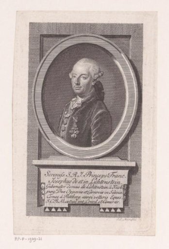 Portrait of Franz Joseph I von Liechtenstein