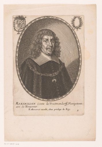 Portrait of Maximilian von und zu Trauttmansdorff