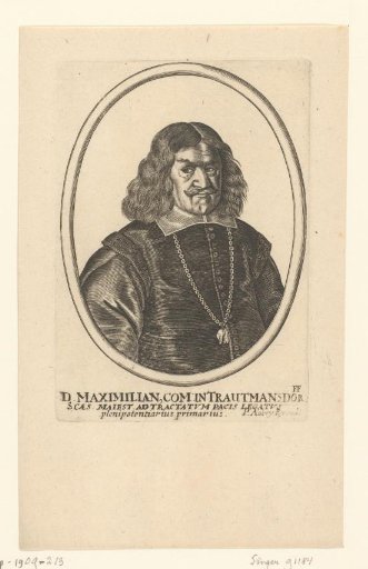 Portrait of Maximilian von Trauttmansdorff