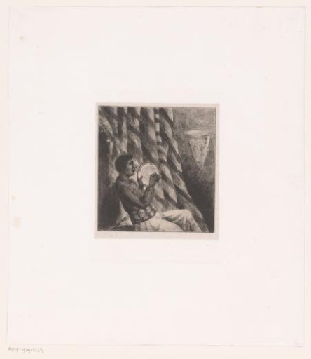 Man with a tambourine