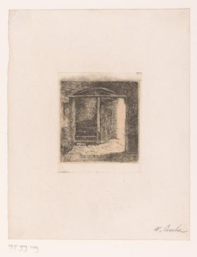 Interior with a staircase