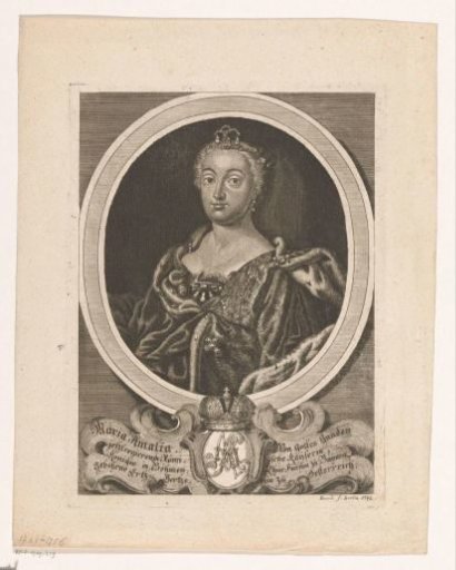 Portrait of Maria Amalia of Austria