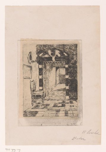 View in an Old Corridor