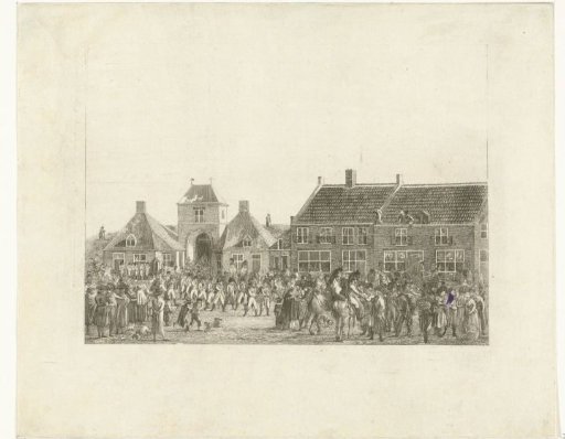 French troops enter Breda, 1793