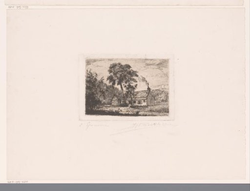 Farmhouse with a Smoking Chimney