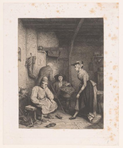 Young Woman at the Shoemaker's