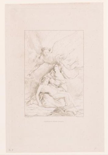 Hagar and Ishmael in the desert
