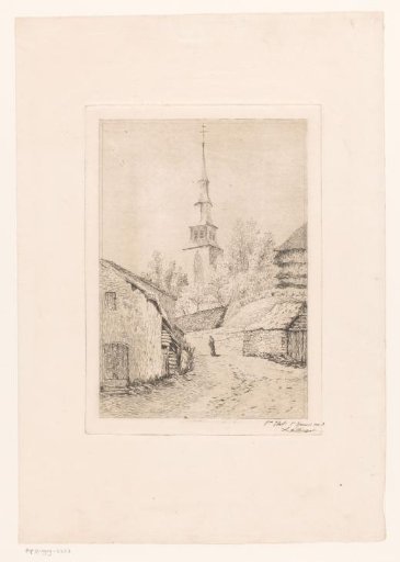 Village View with Church