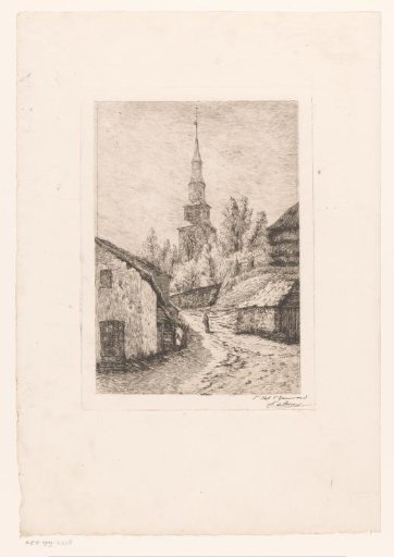 Village View with Church