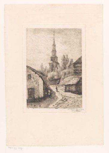Village View with Church
