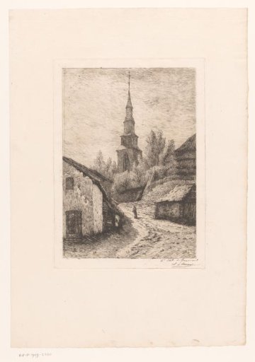 Village View with Church