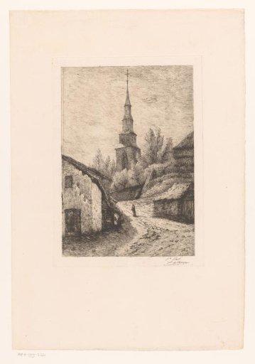 Village View with Church
