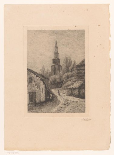 Village View with Church