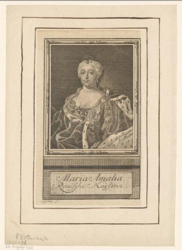 Portrait of Maria Amalia of Austria