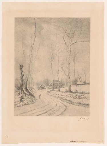 Winter landscape near Oudergem