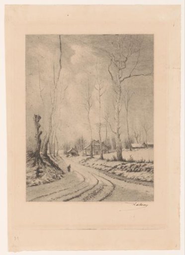 Winter Landscape near Oudergem