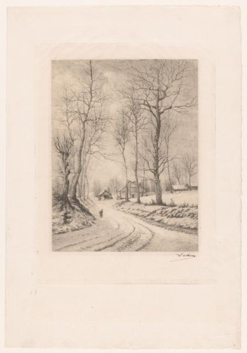 Winter landscape near Oudergem