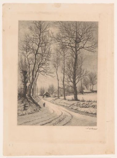 Winter Landscape near Oudergem