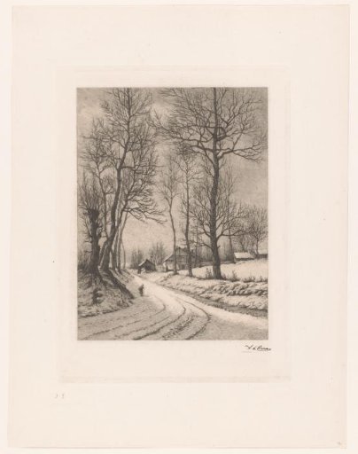 Winter Landscape near Oudergem