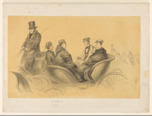 Four Students in a Carriage