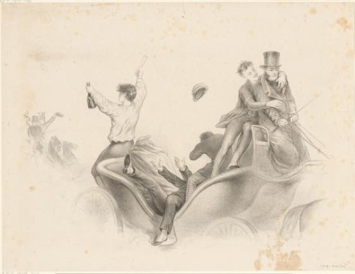 Drunken Students in a Carriage