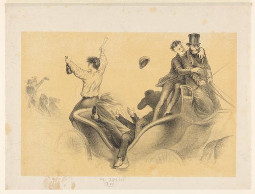 Drunken Students in a Carriage