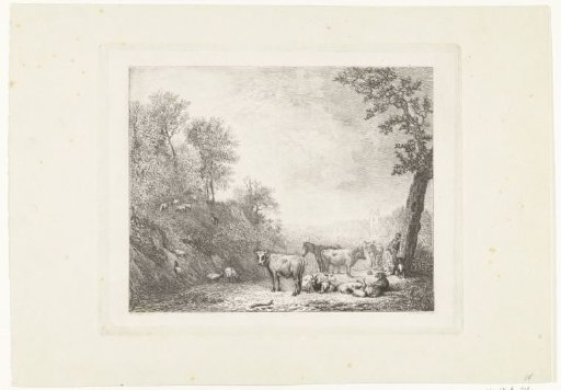 Shepherds with Their Cattle